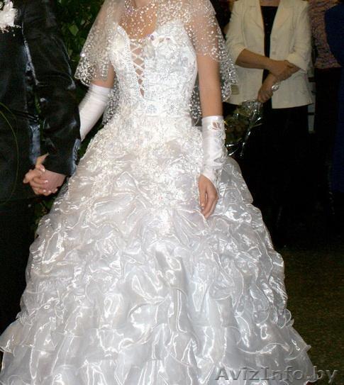 ПРОДАМ ПЛАТЬЕ СВАДЕБНОЕ, БЕЛОГО ЦВЕТА, - Изображение #1, Объявление #11314