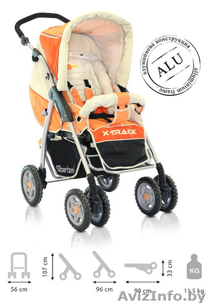 Коляска-трансформер Plasma Bertoni (2 в 1). - Изображение #1, Объявление #181697