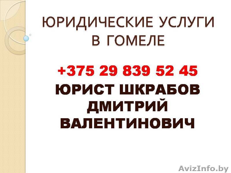 Юридическая поддержка бизнеса. Юрист Шкрабов Дмитрий Валентинович - Изображение #1, Объявление #17562