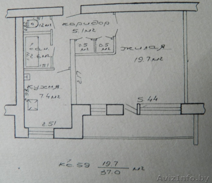 Продам 1 ком.квартиру - Изображение #1, Объявление #579083