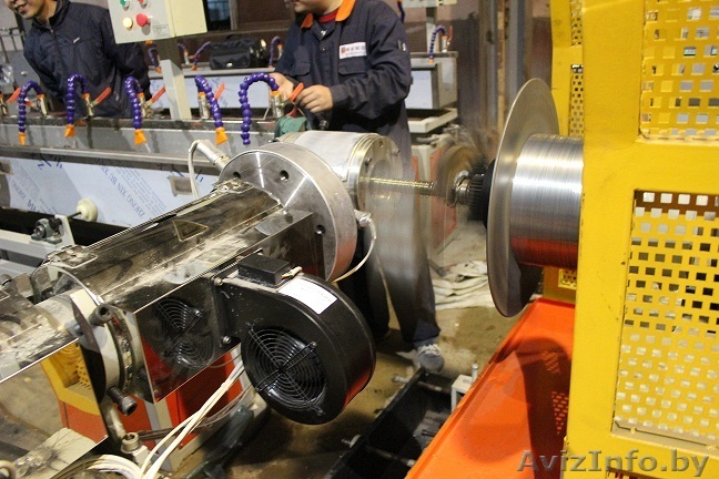 Экструзионная линия для производства армированных шлангов ПВХ стальной проволоко - Изображение #1, Объявление #817948