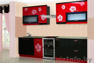 кухня дарья красн/черная - Изображение #1, Объявление #1001479