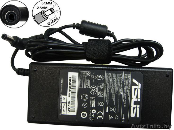 Блок питания (зарядное) ноутбука Asus Toshiba Lenovo 19V 4.74A 90W - Изображение #1, Объявление #1145353