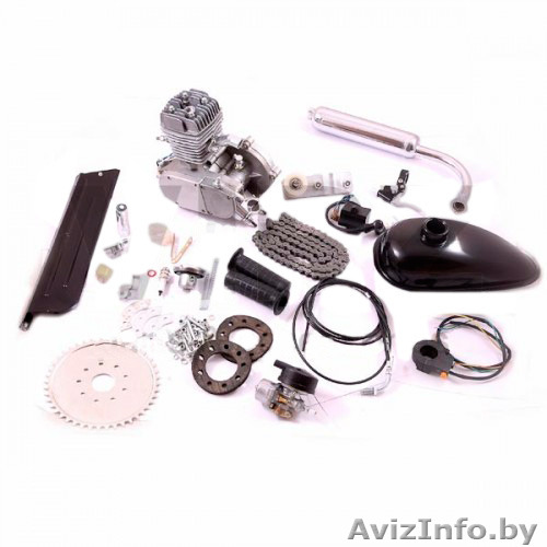 Двигатель в сборе 2Т ВЕЛО 49,9см3 (полный к-т для установки на велосипед) - Изображение #1, Объявление #1269172