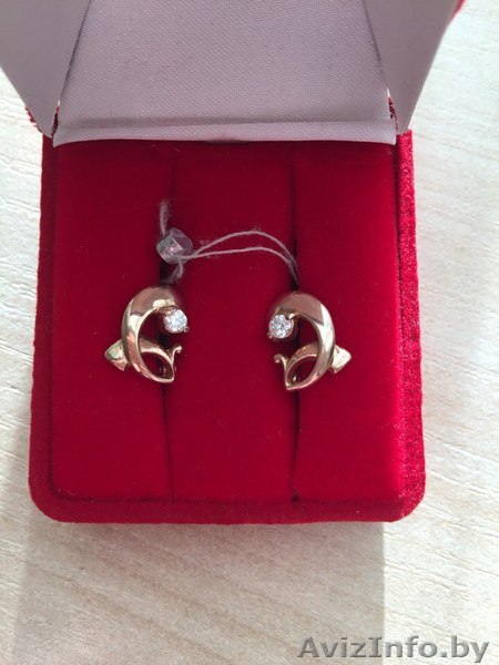 Золотые серёжки новые - Изображение #1, Объявление #1603495