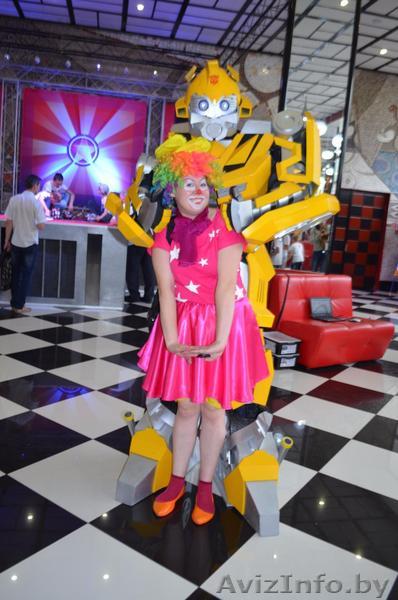 Экспресс поздравление от трансформера Бамблби и клоунессы Ириски в Гомеле - Изображение #1, Объявление #1634217