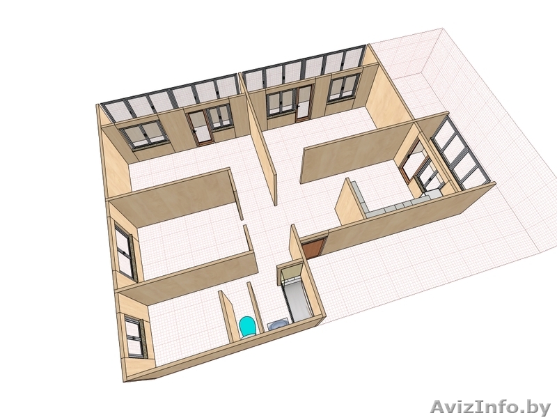 Продаю просторную квартиру на 2 этаже в р-не Прудковского рынка, Гомель - Изображение #1, Объявление #1642897
