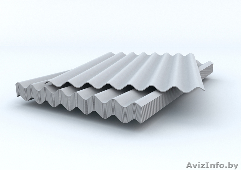 Шифер волновой и плоский. Доставка по РБ - Изображение #1, Объявление #1642703