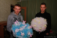 Букеты из мягких игрушек к выписке из Роддома и любому празднику в Гомеле. - Изображение #1, Объявление #1170868