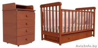 Дуэт Верес "ЛД-12" (кроватка + комод пеленатор 90x60) - Изображение #1, Объявление #1172056