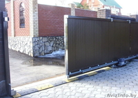 Откатные ворота из металллопрофиля и панелей. Рассрочка до 24 мес. - Изображение #1, Объявление #1637185