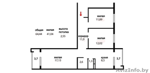 Продам 3-комнатную квартиру в Гомеле - Изображение #1, Объявление #540299
