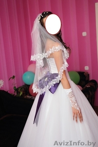 Красивое свадебное платье на бретельках - Изображение #3, Объявление #1079720