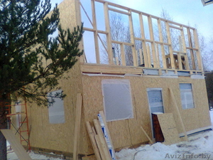 пстроительство домов дач  внутренние деревянные работы шлифовка сварочные работы - Изображение #2, Объявление #1204899