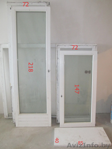 Окна с подоконниками и двери деревянные с двойными стеклопакетами.  - Изображение #1, Объявление #1221812