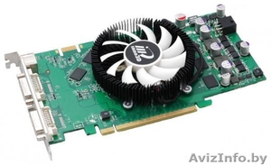 Видеокарта GeForce 9600 GT. 1 GB 650Mhz PCI-E 2.0 1800Mhz 256 bit 2xDVI TV HDCP - Изображение #1, Объявление #1405467