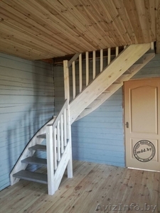 Нужна лестница из сосны? Звоните. Гарантия. Монтаж 1 день
