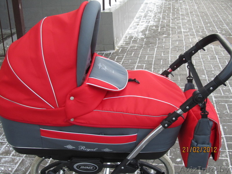 Коляска Адамекс Роял 2в1 - Изображение #3, Объявление #762137