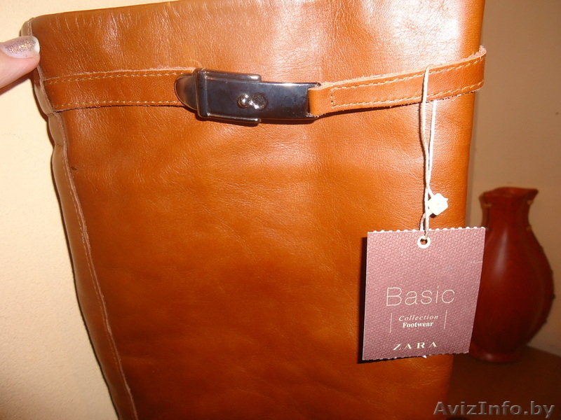 Сапоги женские, кожанные, 39 размер - Изображение #2, Объявление #852468