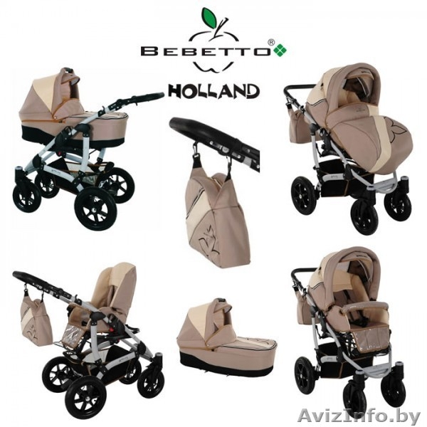 коляска бебетто холланд 2в1 отличное состояние - Изображение #2, Объявление #1091719