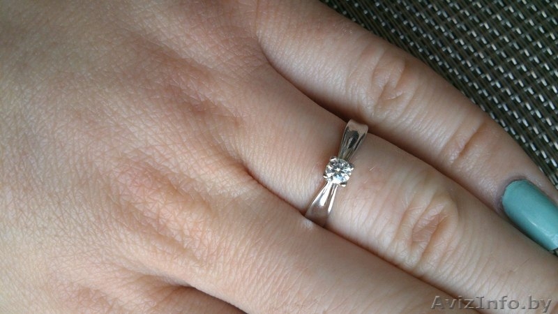 Колечко из белого золота с бриллиантом - Изображение #3, Объявление #1091288