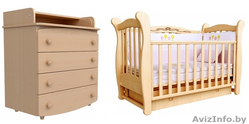 Дуэт Верес ЛД-15 (кроватка + комод пеленатор 90x90) - Изображение #1, Объявление #1172051