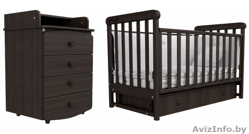 Дуэт Верес "ЛД-12" (кроватка + комод пеленатор 90x60) - Изображение #4, Объявление #1172056