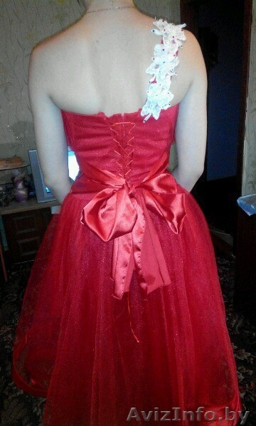 Платье корсет на завязках и замке сзади. Одето один раз на выпускной - Изображение #4, Объявление #1372472