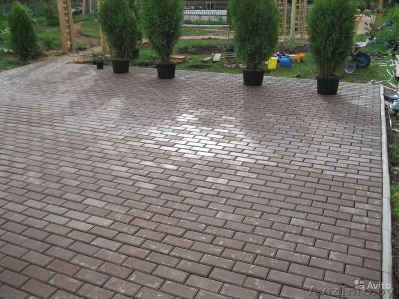 Укладка тротуарной плитки, установка бордюров - Изображение #2, Объявление #1430882