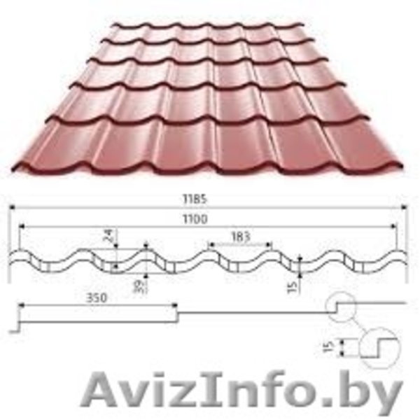 Металлочерепица МП Монтеррей - Изображение #3, Объявление #1429530