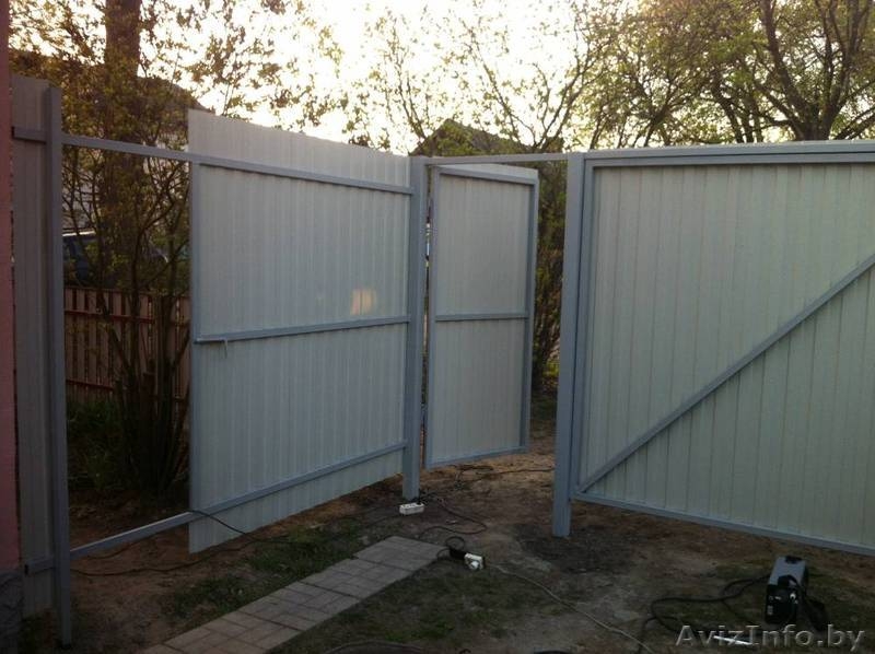 Ворота, калитка из металлопрофиля - Изображение #2, Объявление #1427308