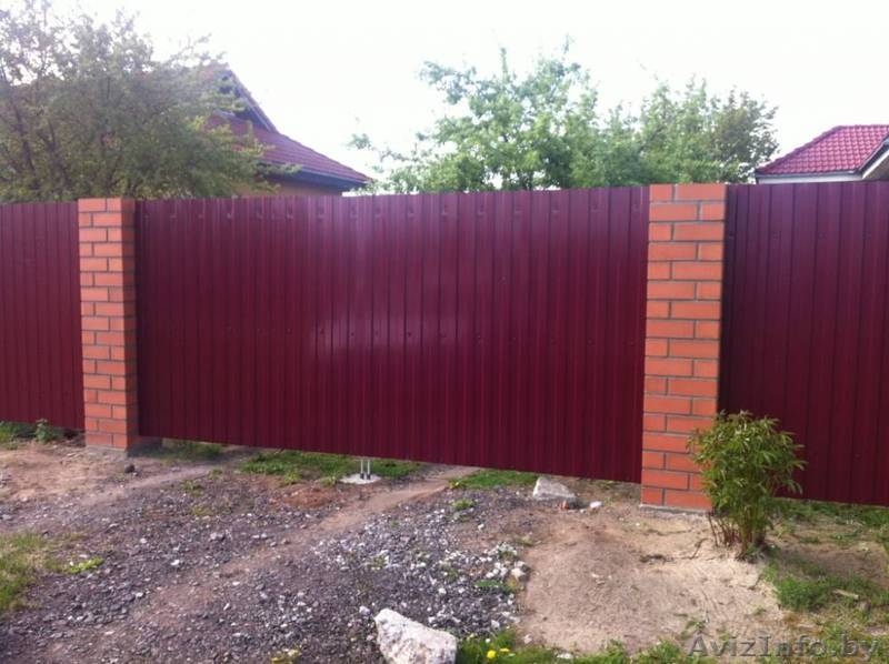 Ворота, калитка из металлопрофиля - Изображение #3, Объявление #1427308