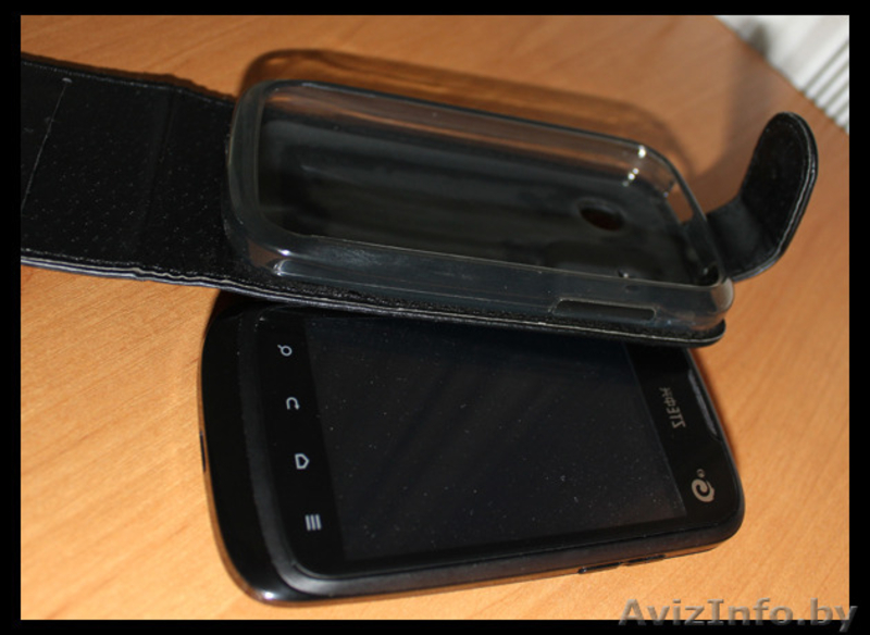 Кожаный черный чехол-книжка для ZTE V790. Б/у месяц, в отличном состоянии. - Изображение #5, Объявление #1565843