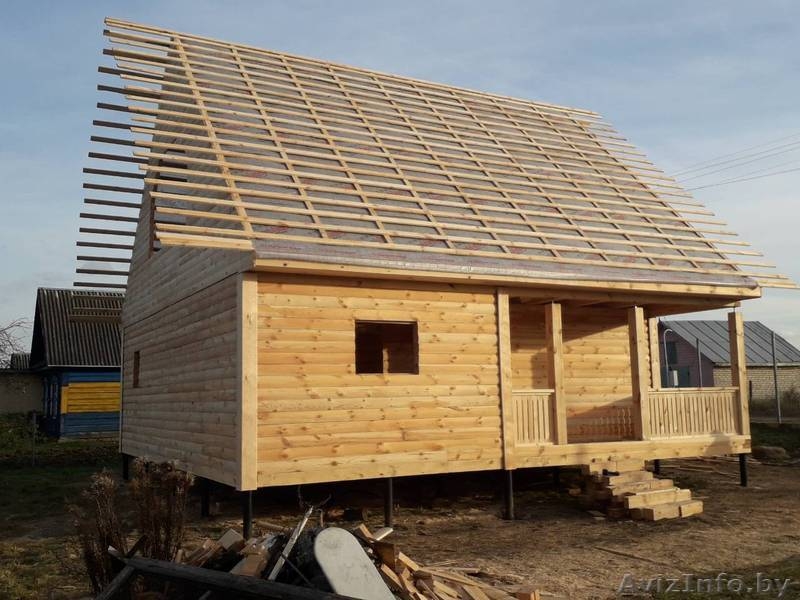 Дом из бруса 9х9 сруб установка в Гомеле и области - Изображение #3, Объявление #1620668