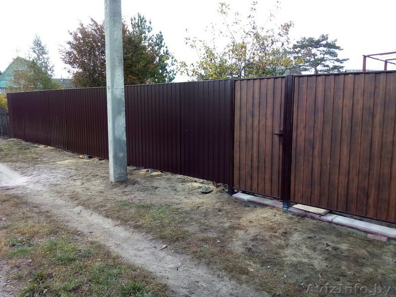 Заборы из профлиста и евросетки. Рассрочка до 2 лет - Изображение #1, Объявление #1637184