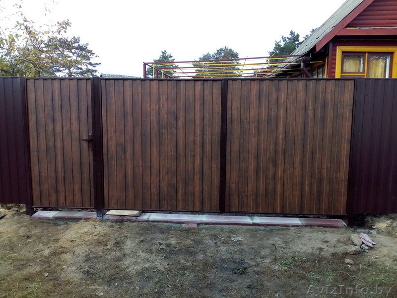 Ворота и калитки металлические и панельные. - Изображение #2, Объявление #1637186
