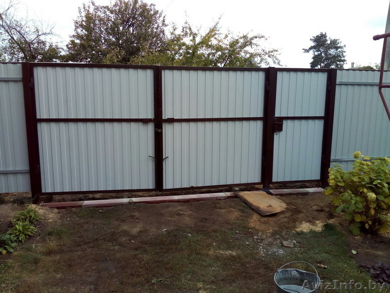 Ворота и калитки металлические и панельные. - Изображение #3, Объявление #1637186